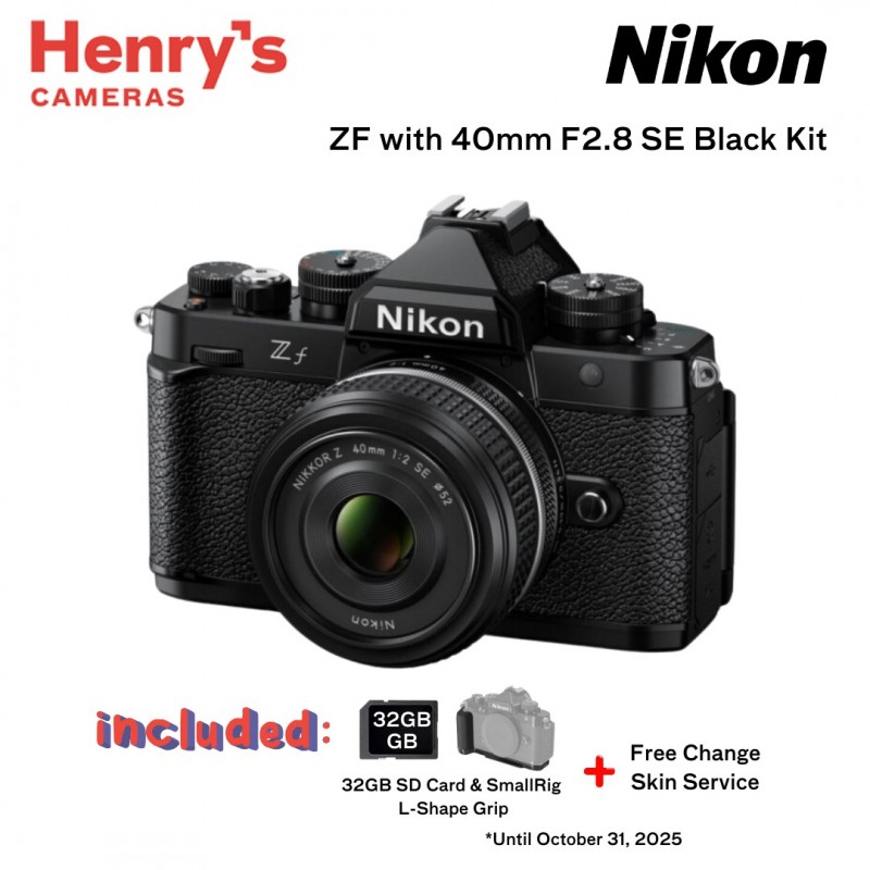 Nikon ZF with 40mm F2.8 SE Black Kit